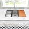 Nantucket Sinks 30In. Prep-Station Single Bowl Undermount Stainless Steel Kitchen Sink with Included Accessories SR-PS-3018-16 - alternate 3
